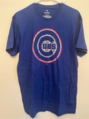 Fanatics Chicago Cubs Men's Blue Static Logo T-Shirt